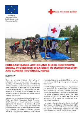 FbA and Shock Responsive Social Protection (FbA-SRSP) in Sudur Paschim and Lumbini Provinces, Nepal