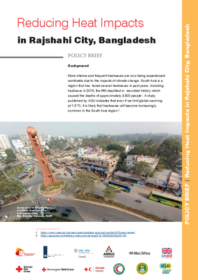 Reducing Heat Impacts in Rajshahi City, Bangladesh