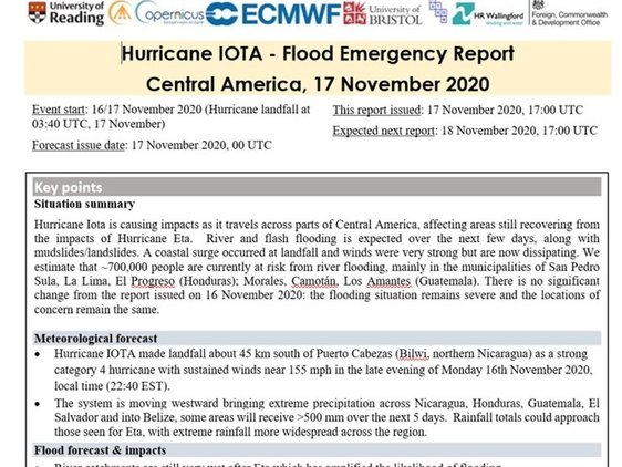 Bulletin for Hurricane IOTA