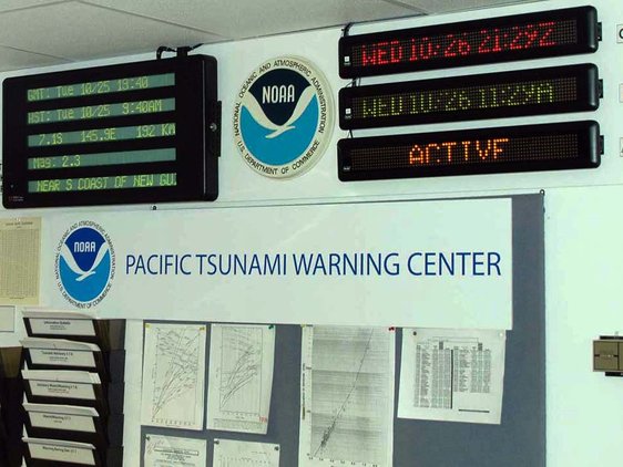 The Pacific Tsunami Warning Center in Hawai’i